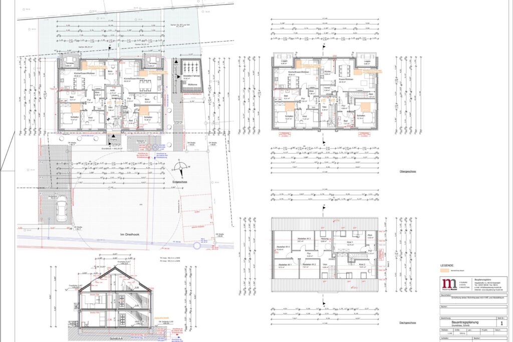 Mehrfamilienhaus Visualisierung Planung